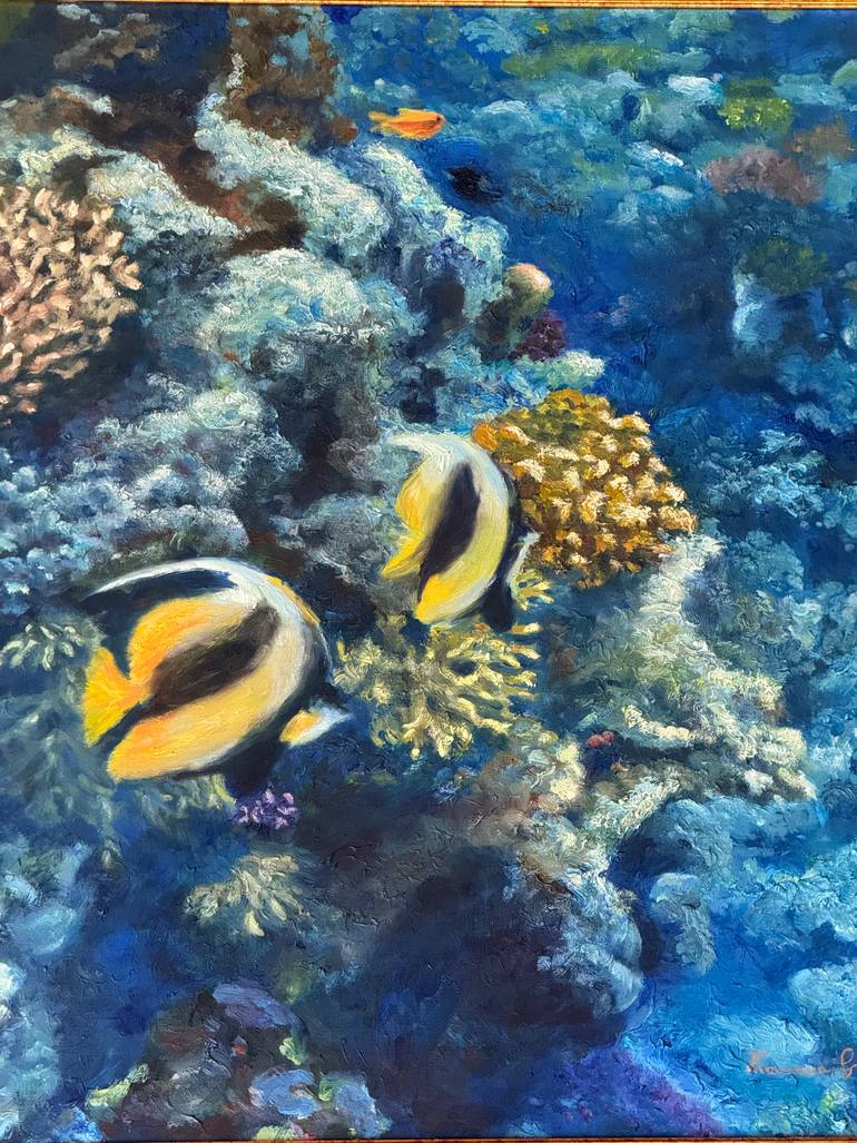 Original Impressionism Animal Painting by Francesca Graziano