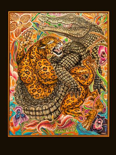 Original Conceptual Animal Painting by Sabrina Siebert
