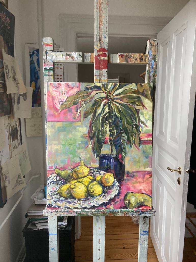 Original Fauvism Nature Painting by Lasse Pfeiffer Grundsøe