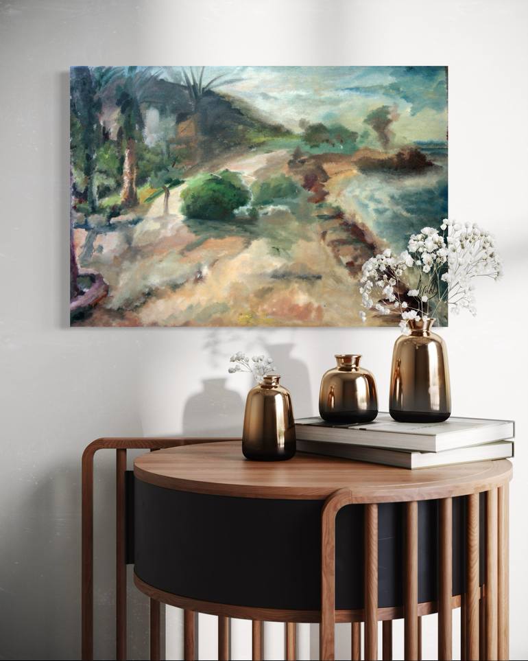 Original Impressionism Seascape Painting by Alisa Cherkun Drukman