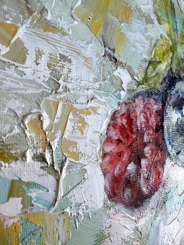 Original Abstract Food & Drink Painting by Alisa Cherkun Drukman