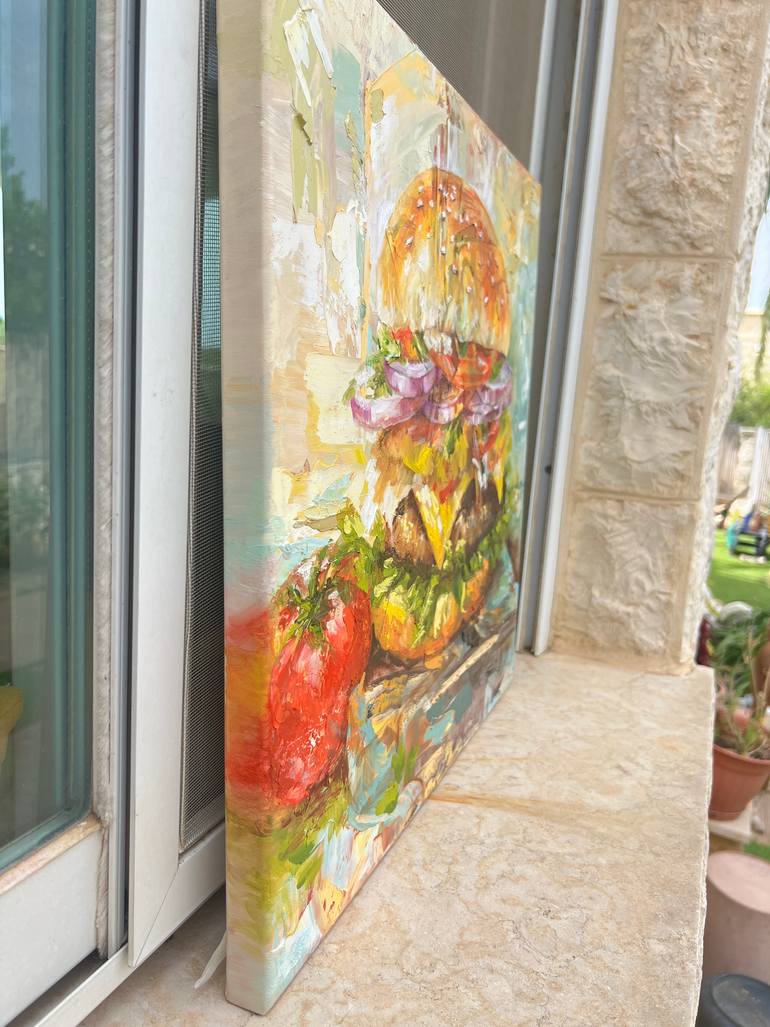 Original Impressionism Abstract Painting by Alisa Cherkun Drukman