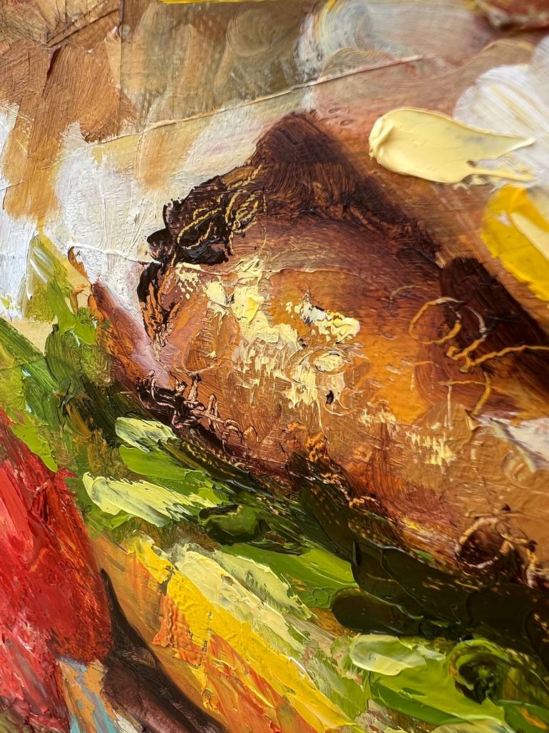 Original Impressionism Abstract Painting by Alisa Cherkun Drukman