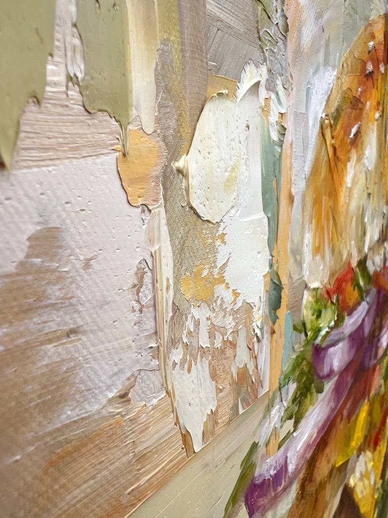Original Impressionism Abstract Painting by Alisa Cherkun Drukman
