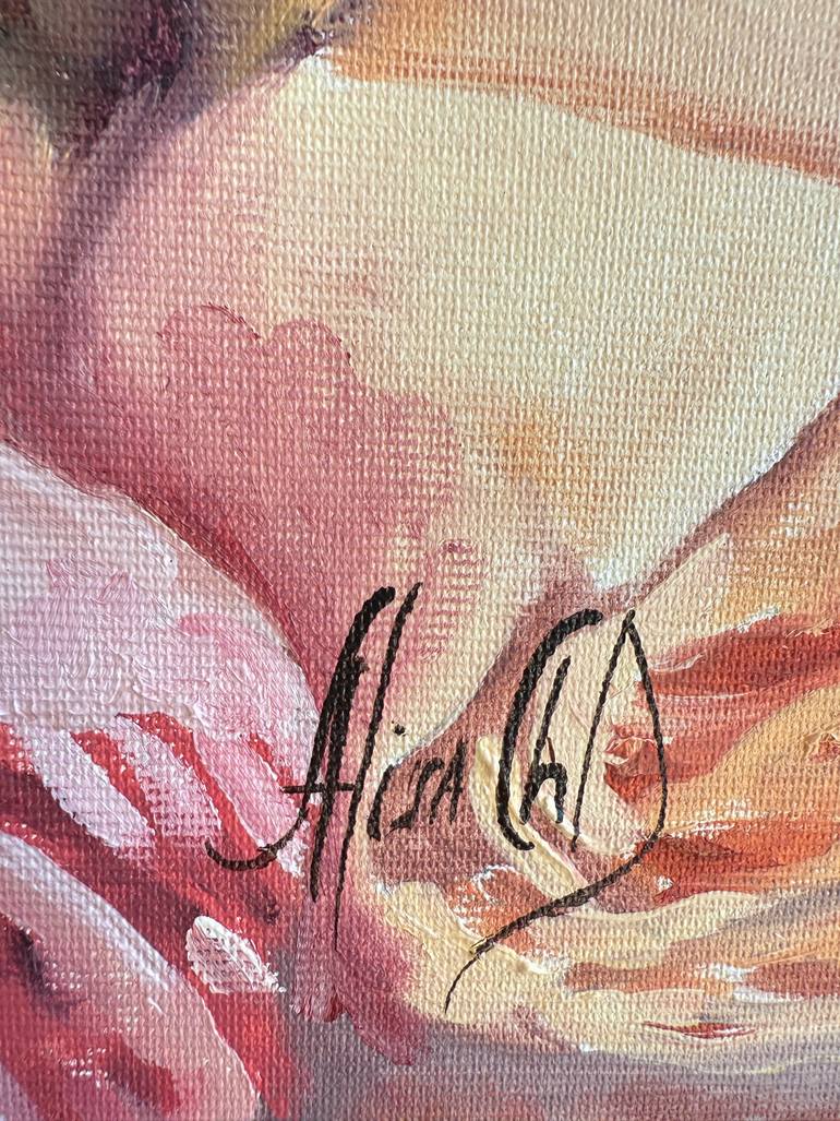 Original Photorealism Love Painting by Alisa Cherkun Drukman