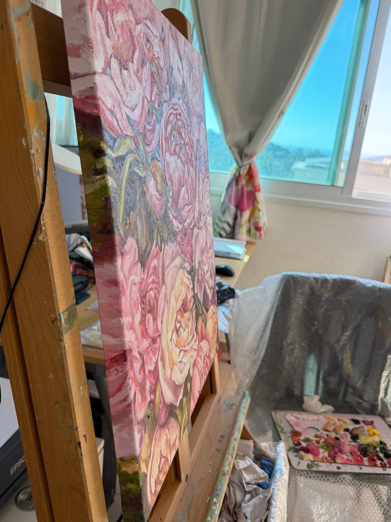 Original Photorealism Love Painting by Alisa Cherkun Drukman