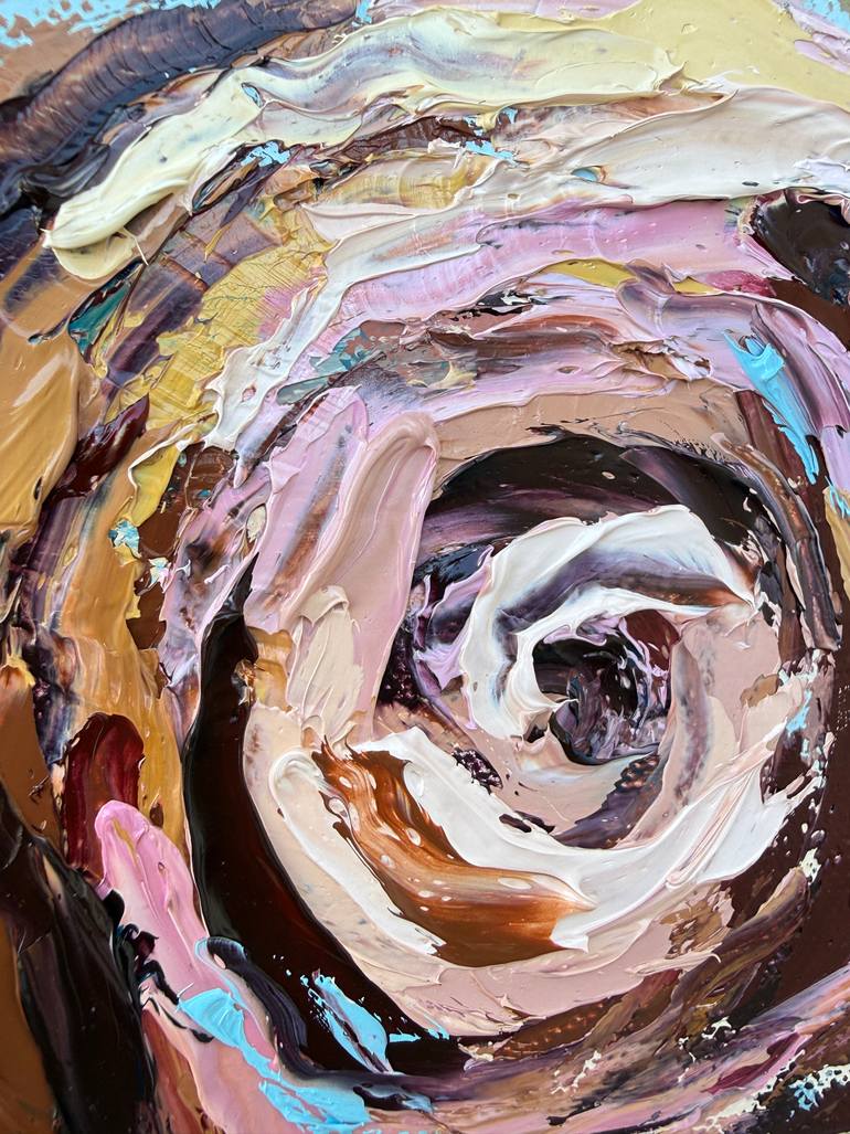 Original Abstract Food & Drink Painting by Alisa Cherkun Drukman