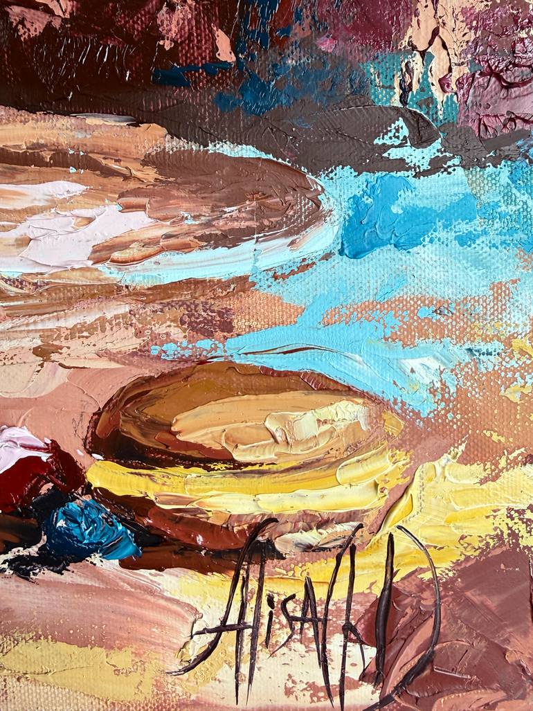 Original Impressionism Abstract Painting by Alisa Cherkun Drukman