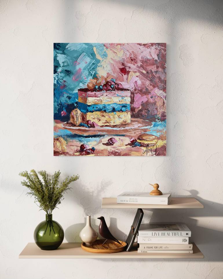 Original Impressionism Abstract Painting by Alisa Cherkun Drukman