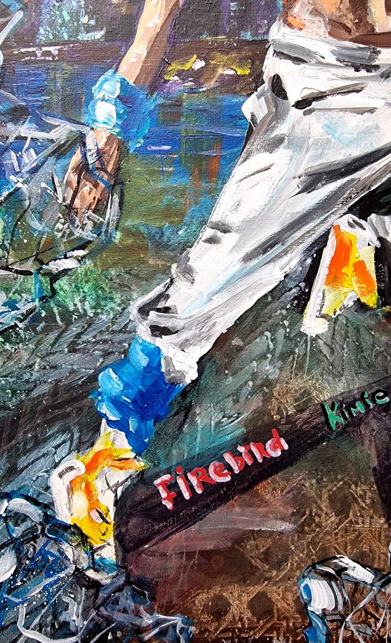 Original Abstract People Painting by Irina Caby