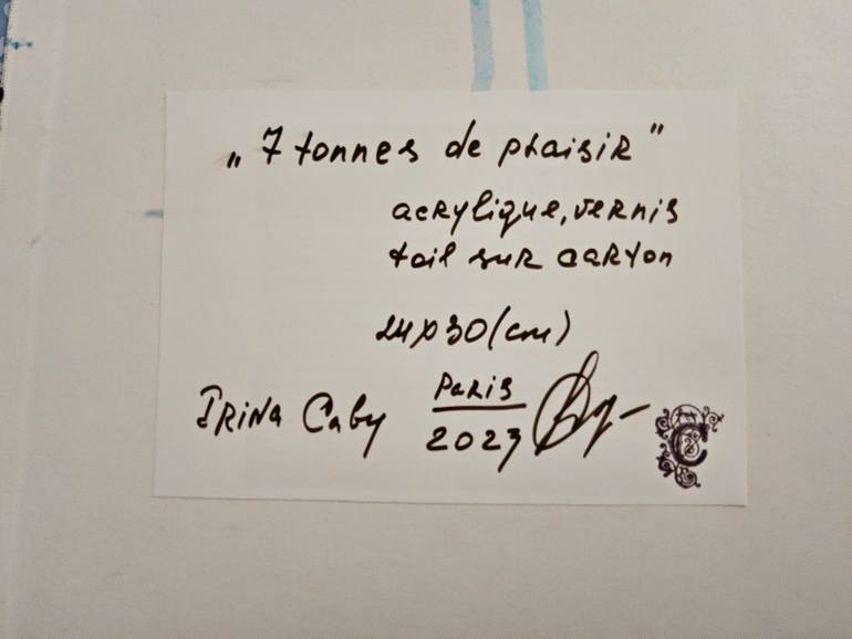Original Abstract Animal Painting by Irina Caby