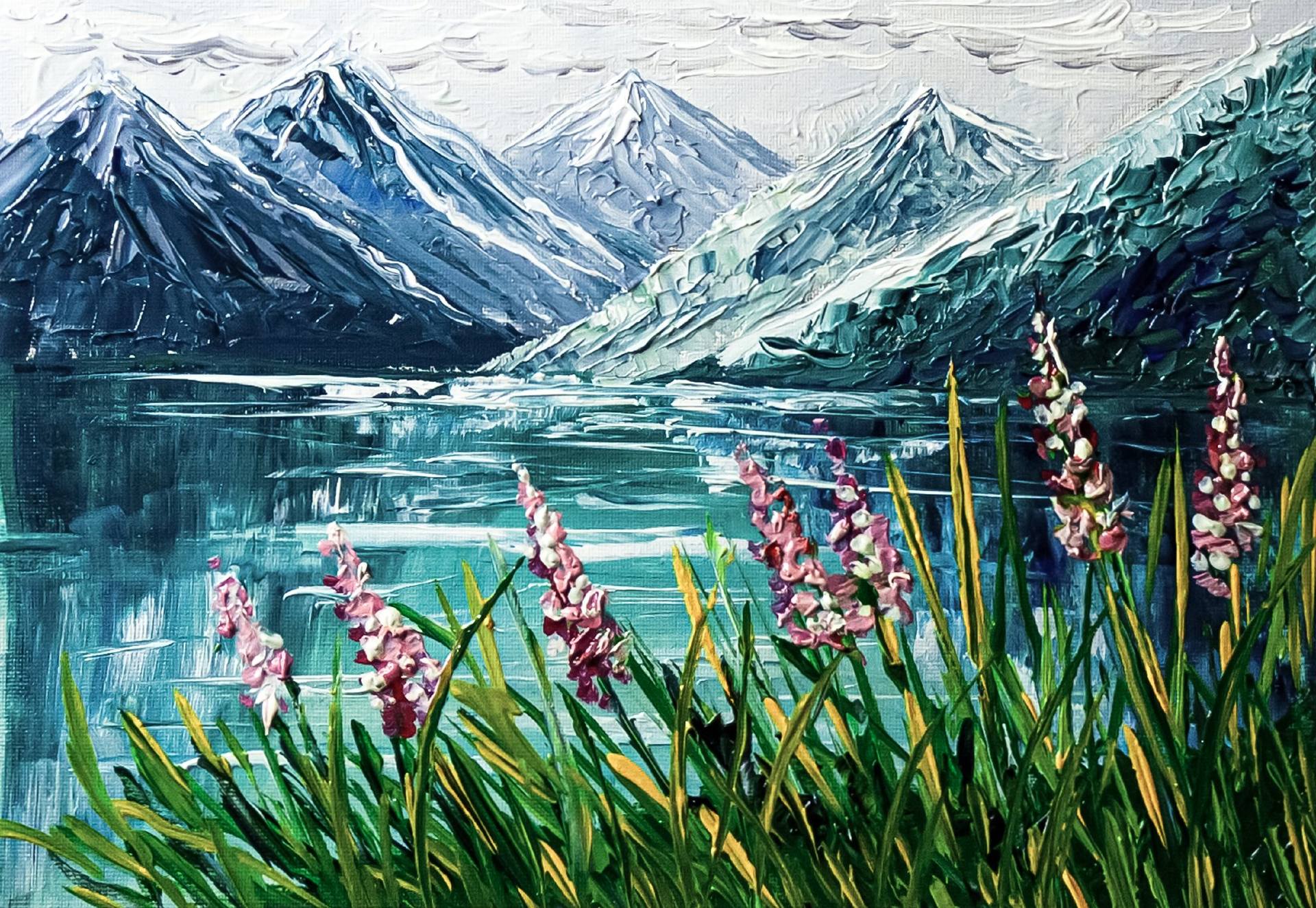 Lake View (油絵)     YUKI 11526617-XPIINCHO-8.jpg