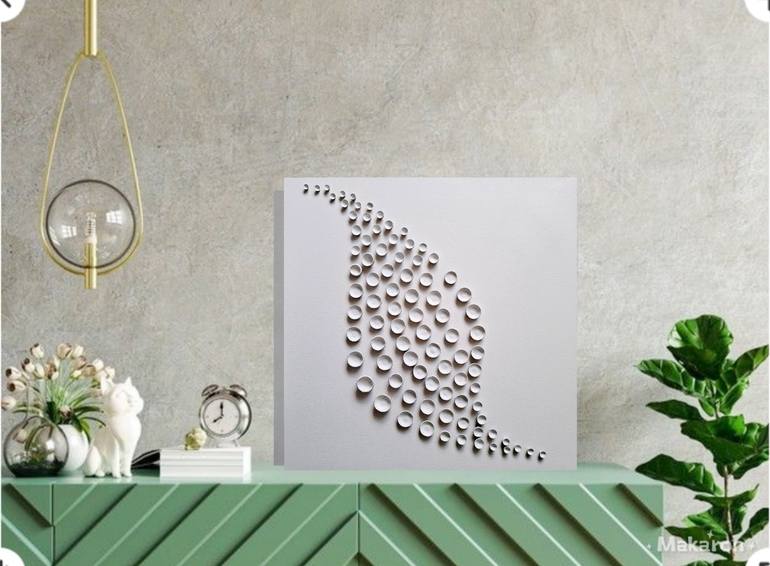 Original Abstract Botanic Painting by Viki Vorontsova