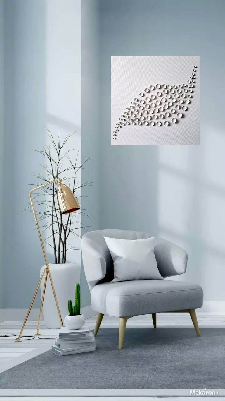 Original Abstract Botanic Painting by Viki Vorontsova