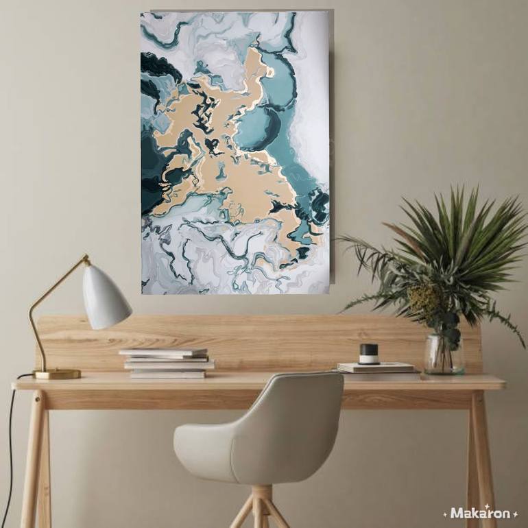 Original Painterly Abstraction Abstract Painting by Viki Vorontsova