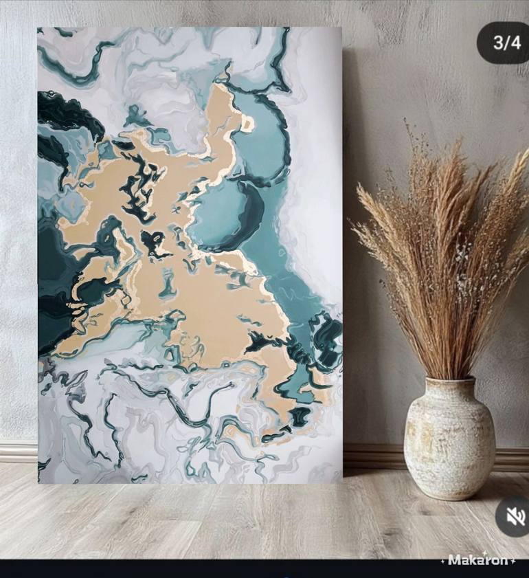 Original Painterly Abstraction Abstract Painting by Viki Vorontsova