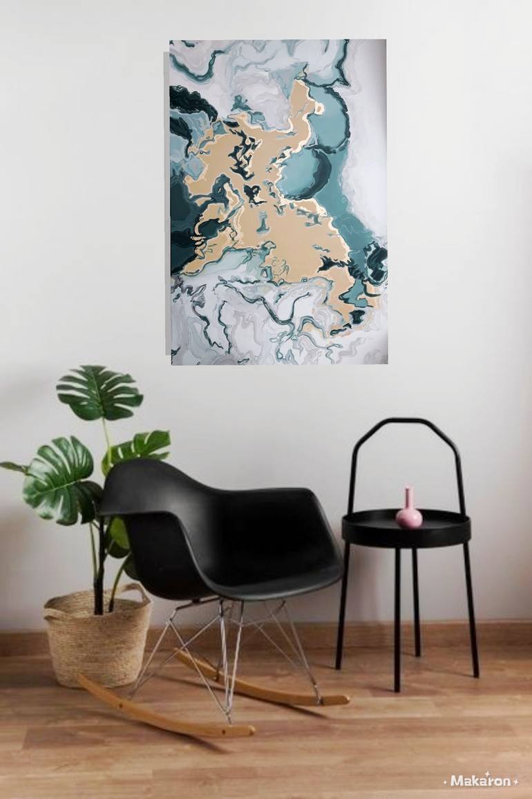 Original Painterly Abstraction Abstract Painting by Viki Vorontsova