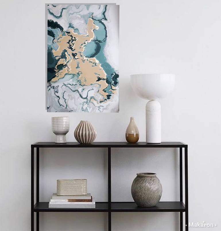 Original Painterly Abstraction Abstract Painting by Viki Vorontsova