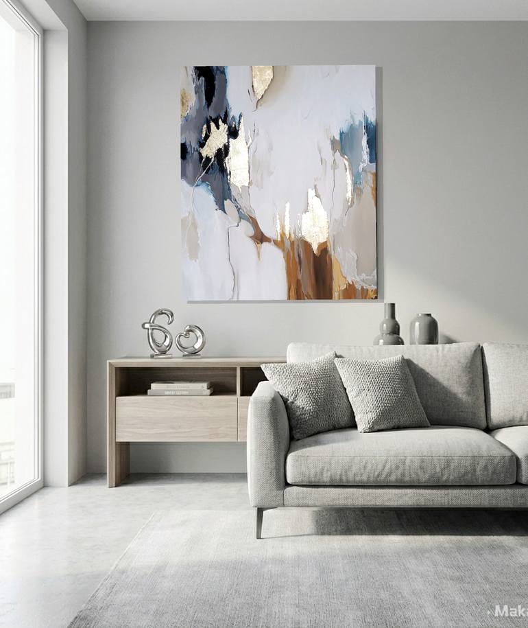 Original Art Nouveau Abstract Painting by Viki Vorontsova