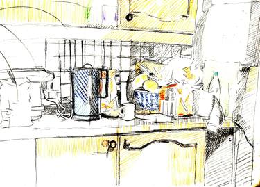 Original Realism Food & Drink Drawings by Jane Ostler