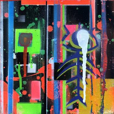 Original Abstract Expressionism Abstract Drawings by Kndr Art