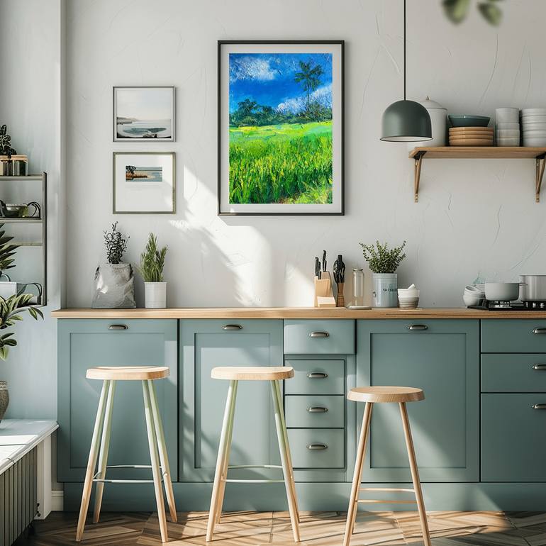 Original Impressionism Landscape Painting by Mily Art