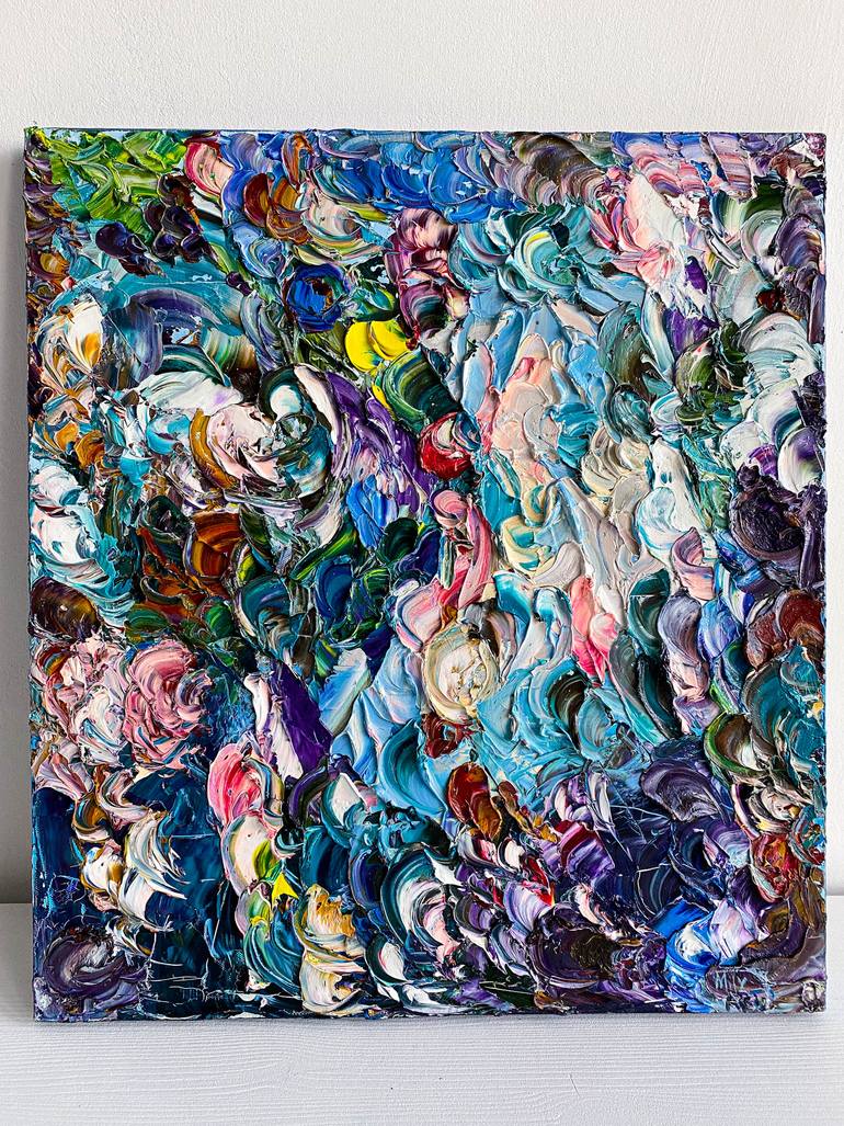 Original Impressionism Abstract Painting by Mily Art