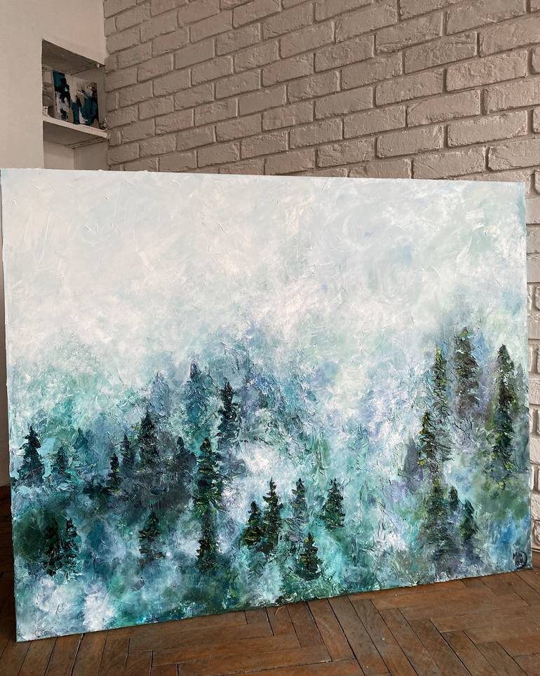 Original Impressionism Landscape Painting by Mily Art