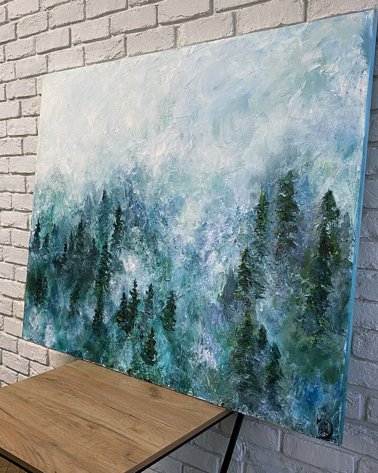 Original Impressionism Landscape Painting by Mily Art