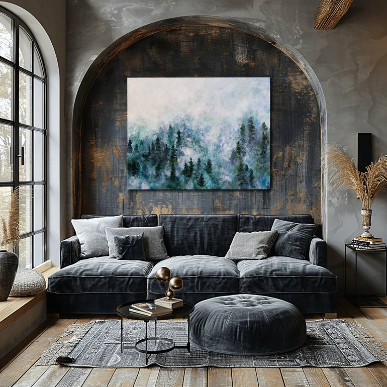 Original Impressionism Landscape Painting by Mily Art
