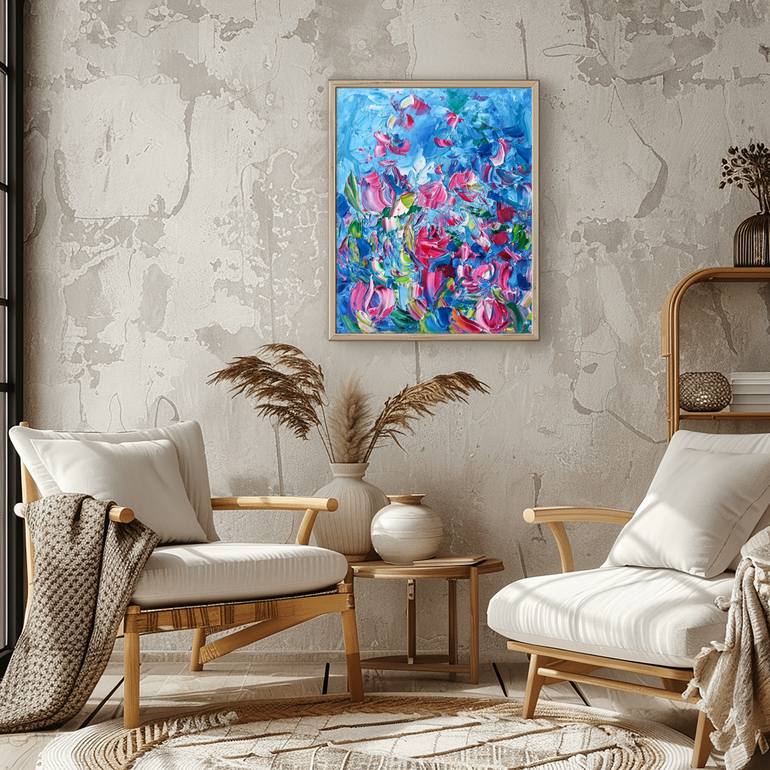 Original Impressionism Abstract Painting by Mily Art