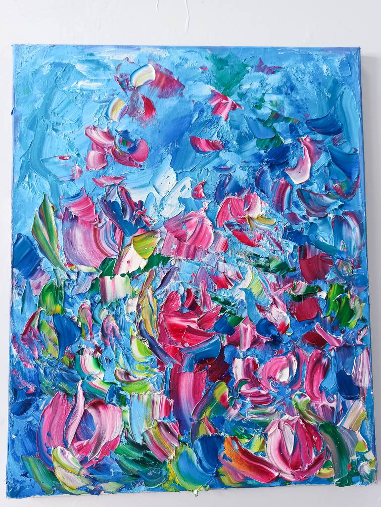 Original Impressionism Abstract Painting by Mily Art