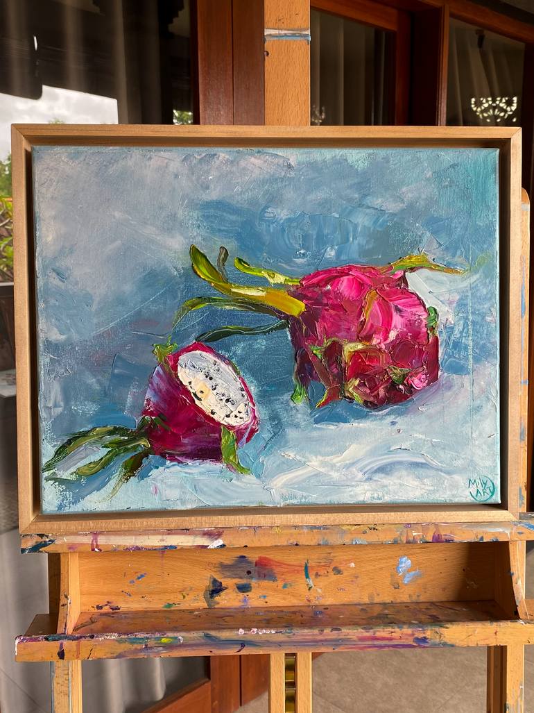 Original Impressionism Still Life Painting by Mily Art
