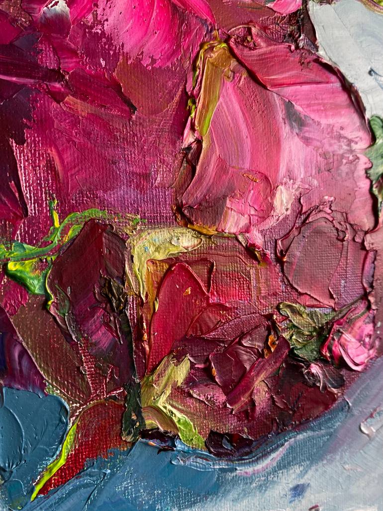 Original Impressionism Still Life Painting by Mily Art