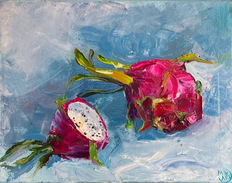 Original Impressionism Still Life Painting by Mily Art