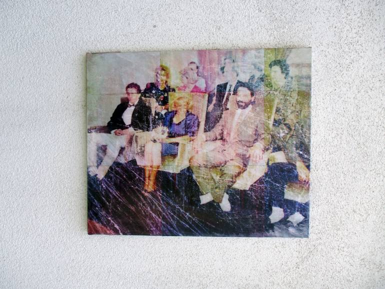Original Conceptual People Painting by Enzo Comin