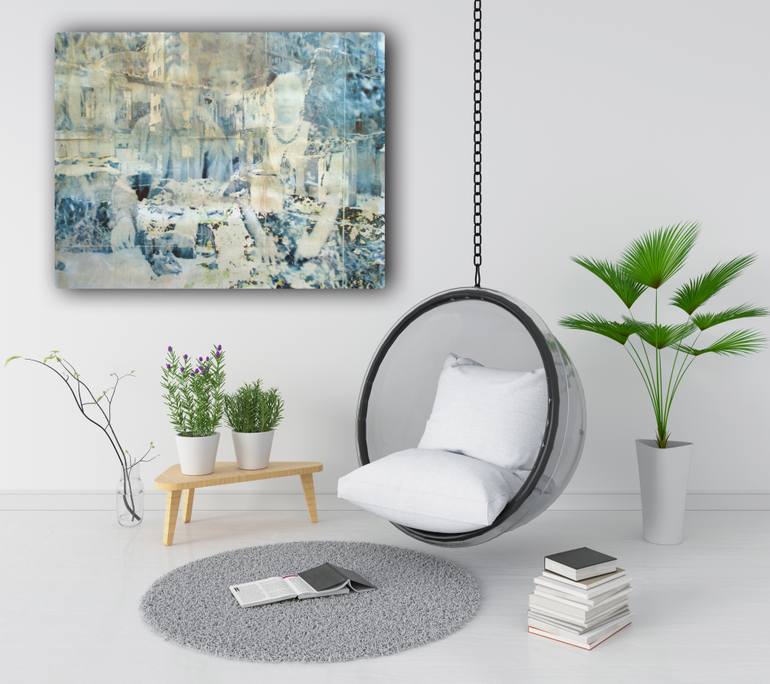 Original Abstract Expressionism Family Painting by Enzo Comin