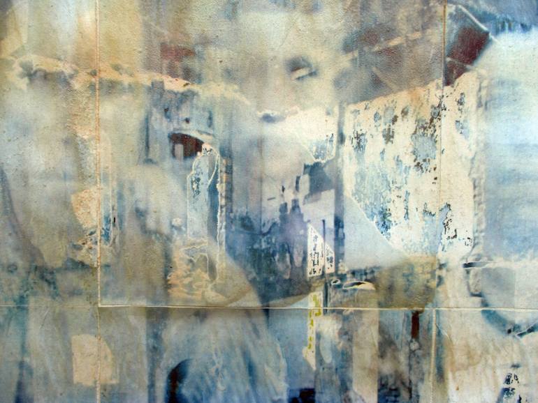 Original Abstract Expressionism Family Painting by Enzo Comin