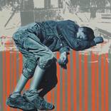 A young worker sleeping after feeling tired by Vipul Prajapati