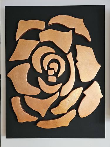Original Minimalism Botanic Mixed Media by Svetlana Zykova