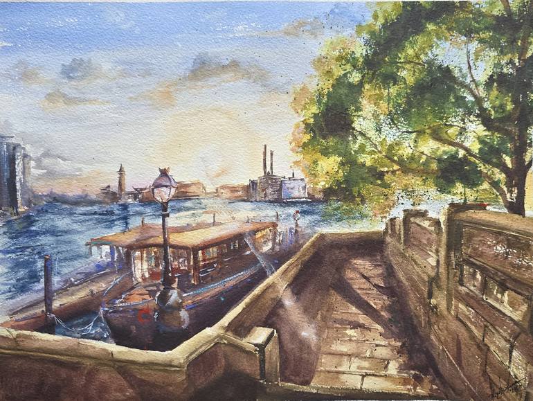 Print of Romanticism Architecture Paintings by Aliya Bodnar