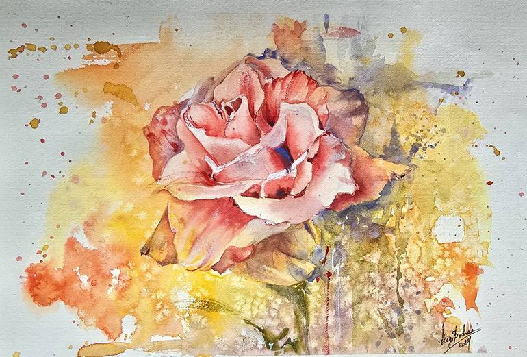 Print of Art Deco Botanic Paintings by Aliya Bodnar