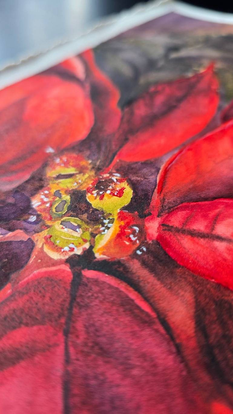 Original Realism Botanic Painting by Aliya Bodnar