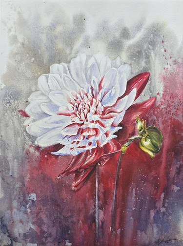 Original Realism Botanic Paintings by Aliya Bodnar