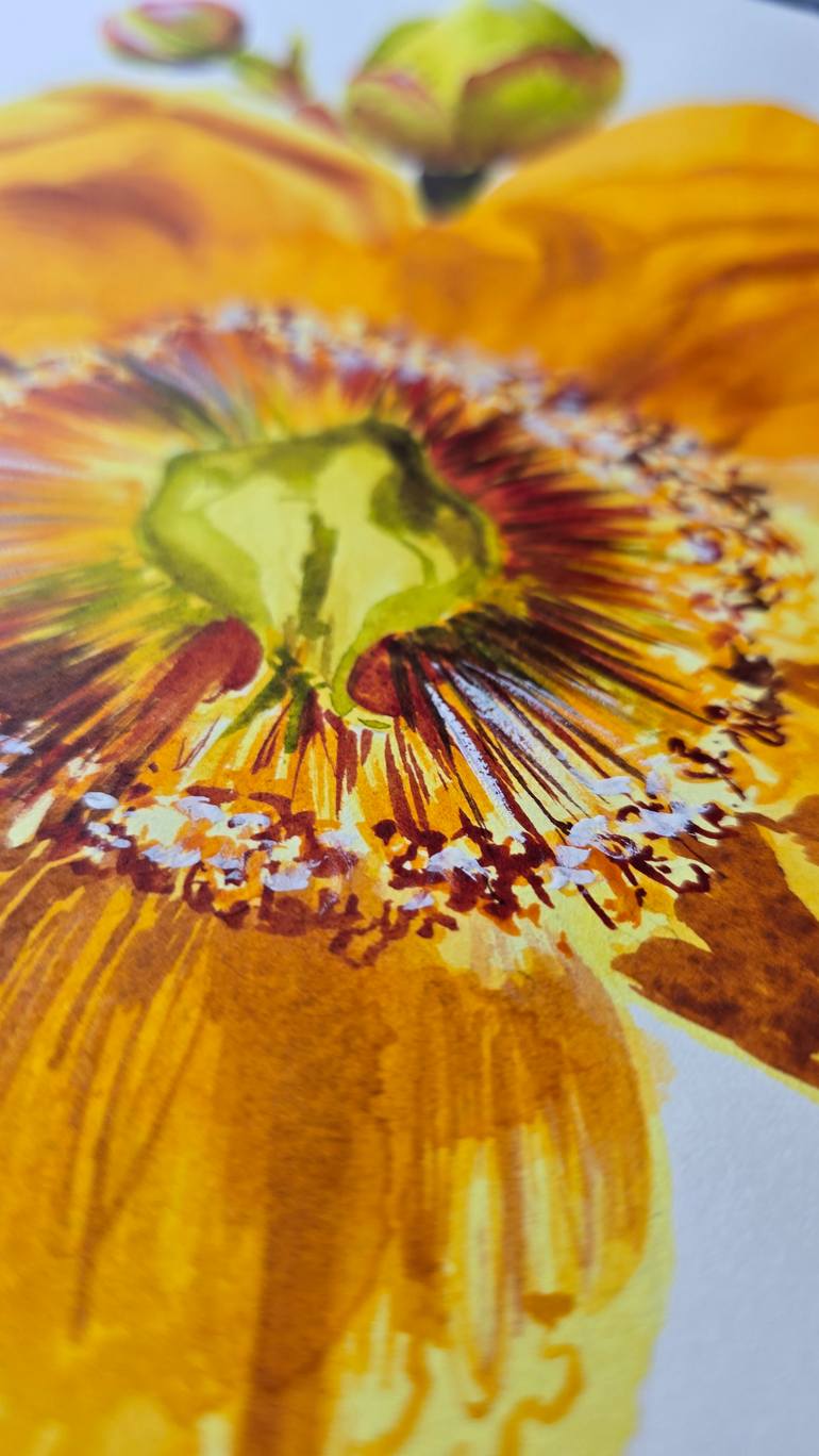 Original Expressionism Botanic Painting by Aliya Bodnar