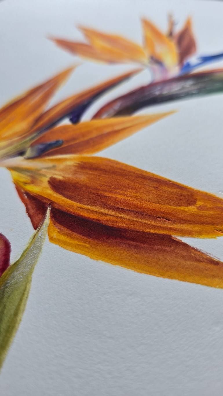 Original Figurative Botanic Painting by Aliya Bodnar