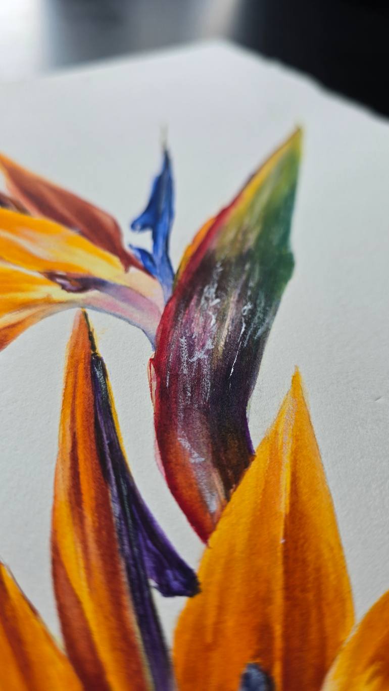Original Figurative Botanic Painting by Aliya Bodnar