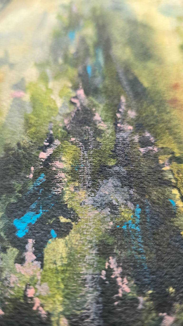 Original Expressionism Landscape Painting by Aliya Bodnar