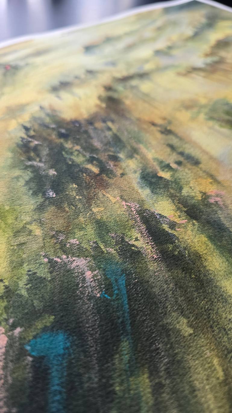 Original Expressionism Landscape Painting by Aliya Bodnar