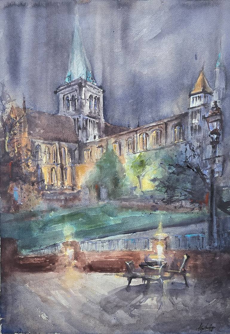 Print of Romanticism Cities Paintings by Aliya Bodnar